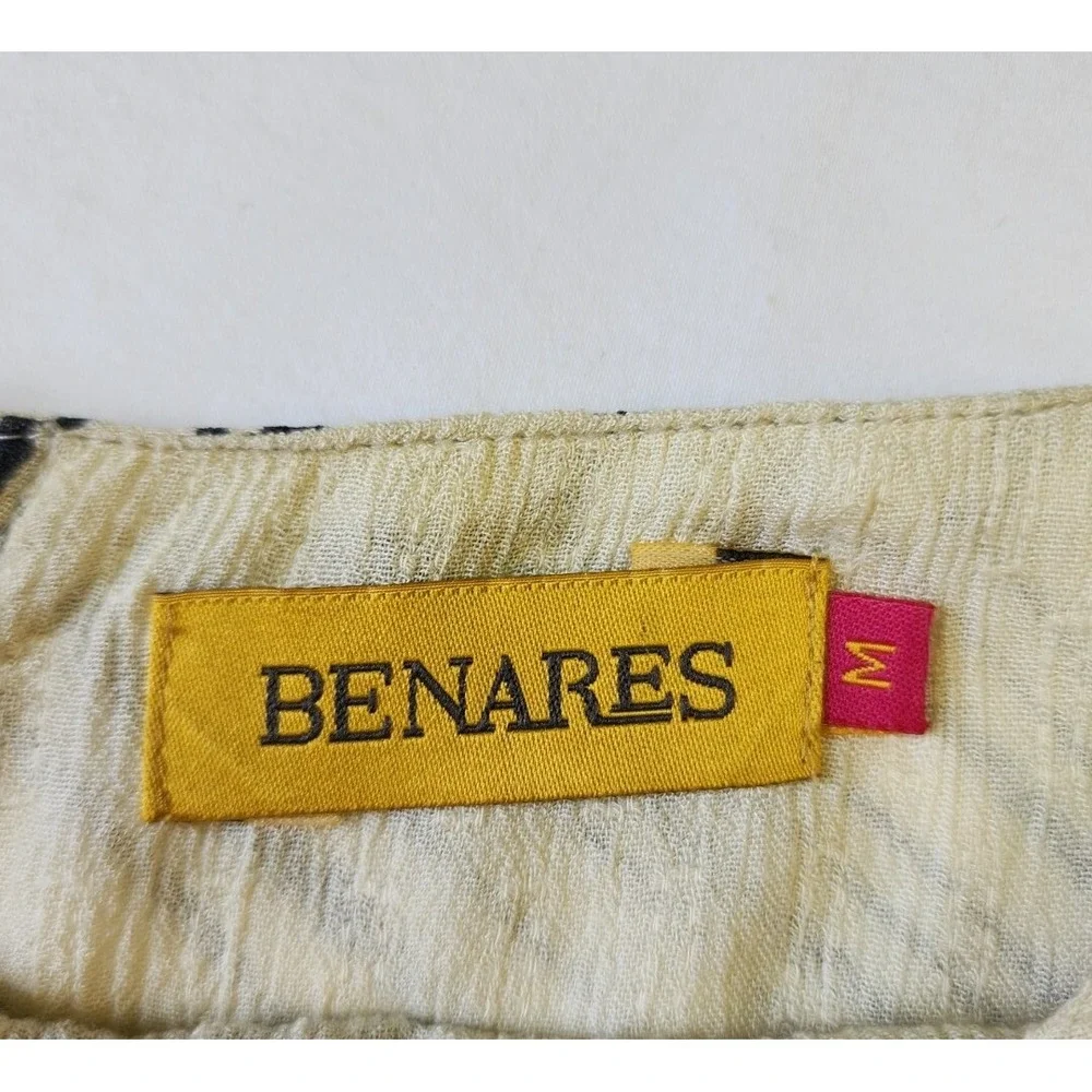 Benares M Embroidered Sleeve  Boho Blouse LNC!